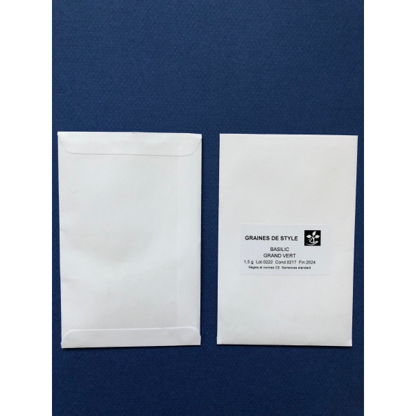 Graines de Basilic Grand vert