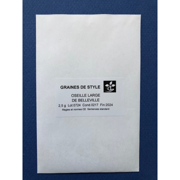 Graines Oseille large de Belleville