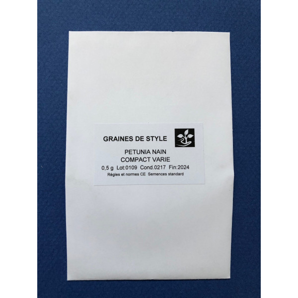 Graines de Pétunia nain compact varié