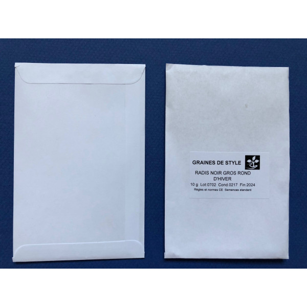 Graines de Radis noir gros rond d'hiver