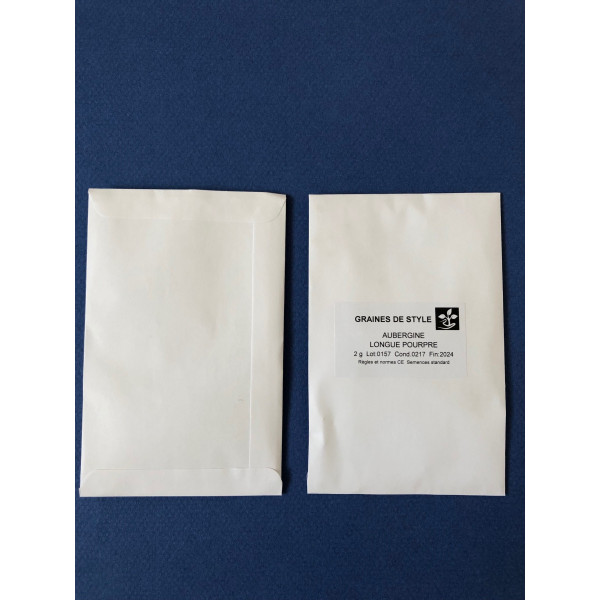 Graines d'Aubergine longue pourpre