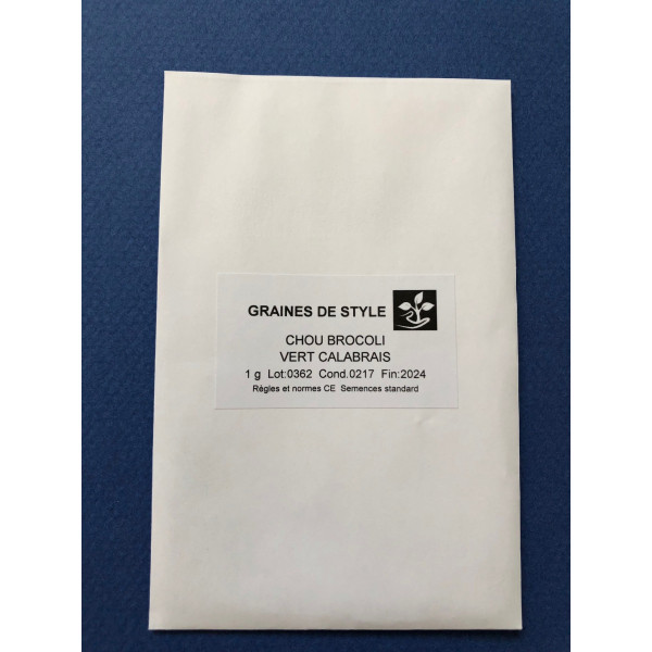 Graines de Chou brocolis Vert Calabrais