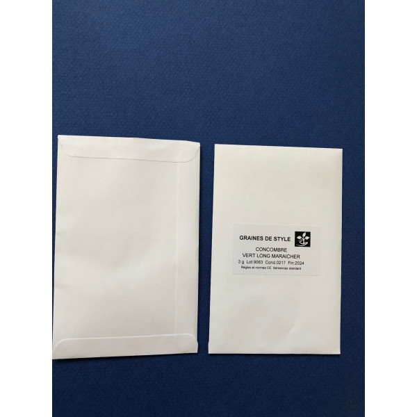 Graines de Concombre Vert long maraicher