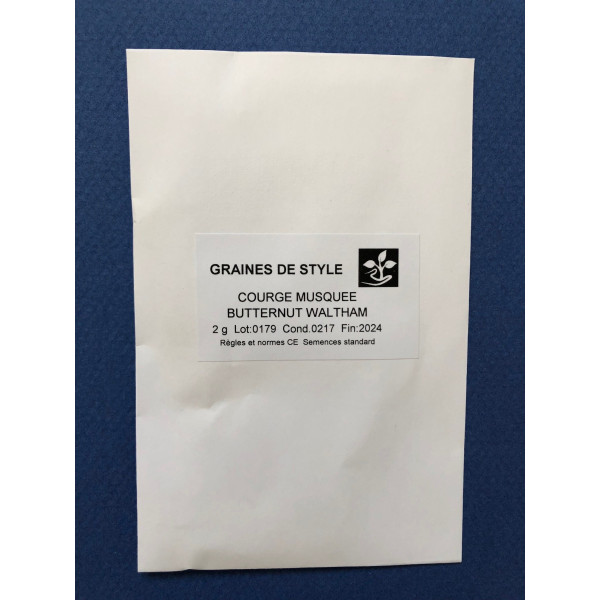 Graines de courge butternut Waltham