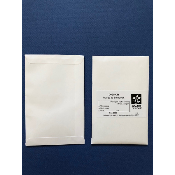 Graines d'Oignons rouge foncé de Brunswick