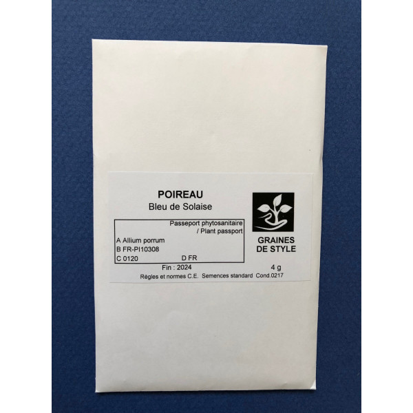 Graines de Poireau bleu de Solaise